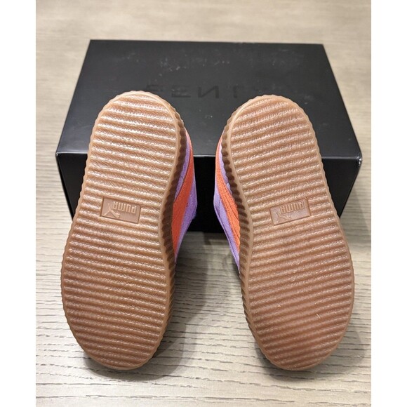 FENTY Puma Creeper Phatty Lavender Alert Burnt Red Gum (Unisex) Size 3C Kids main image 10